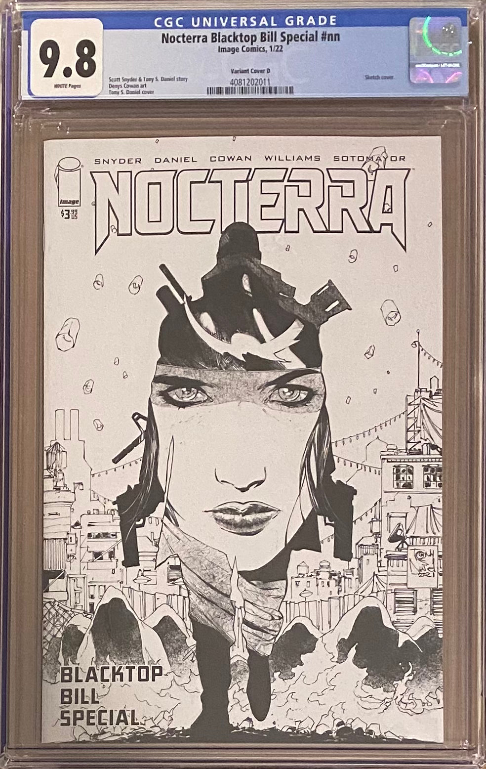 Nocterra: Blacktop Bill Special #1 1:10 Retailer Incentive Variant CGC 9.8