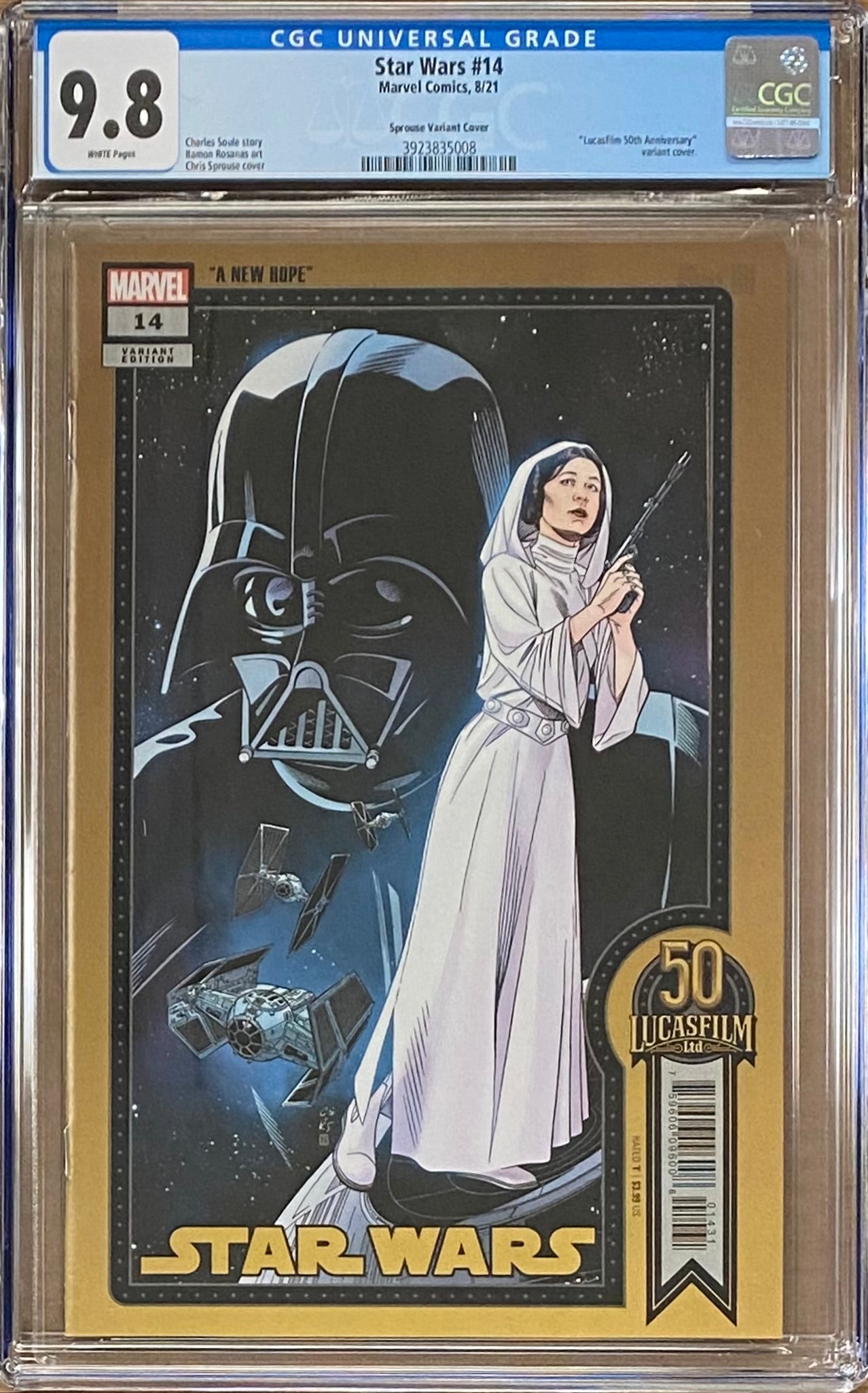 Star Wars #14 Sprouse Variant CGC 9.8 - War of the Bounty Hunters