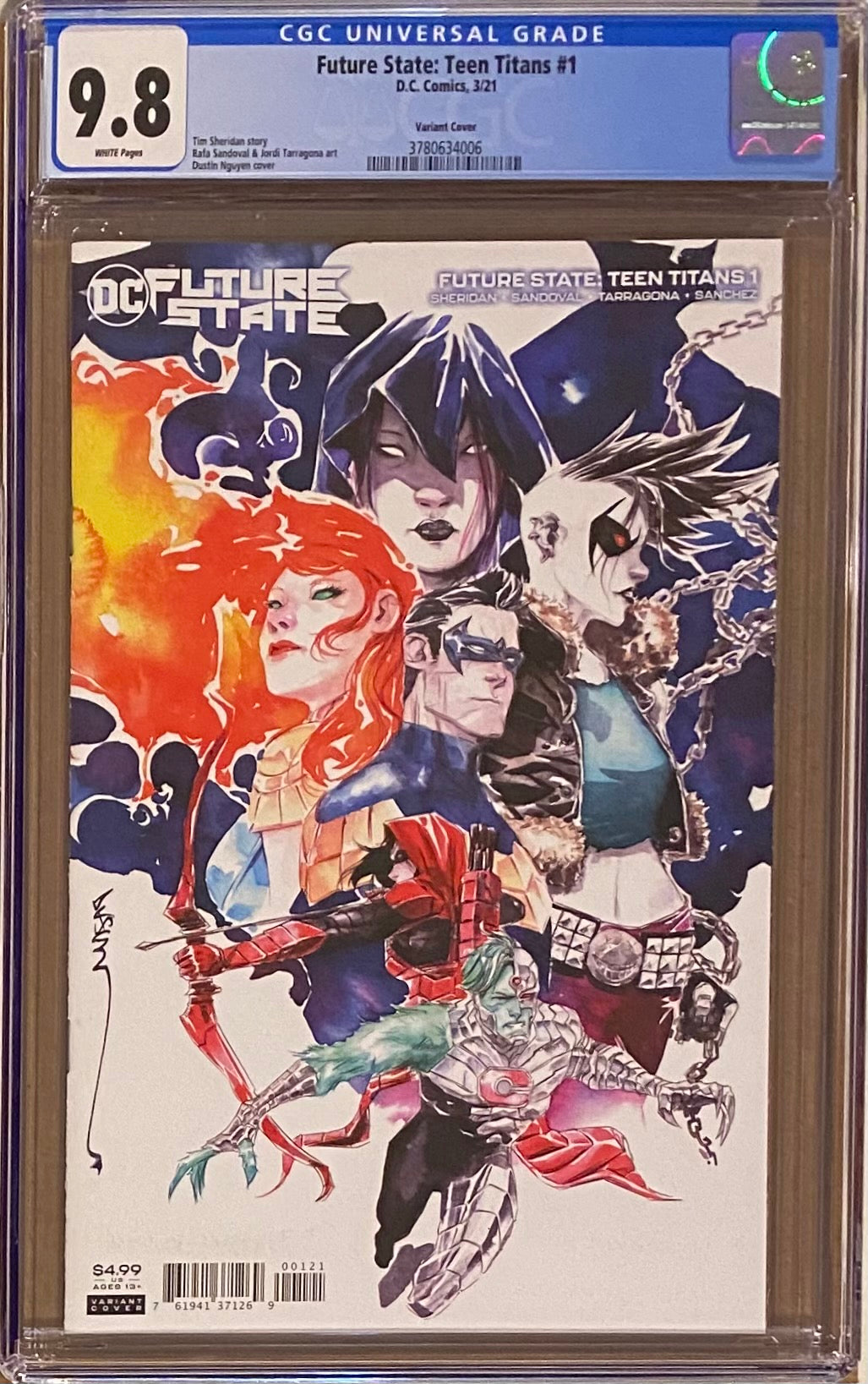 Future State: Teen Titans #1 Variant CGC 9.8