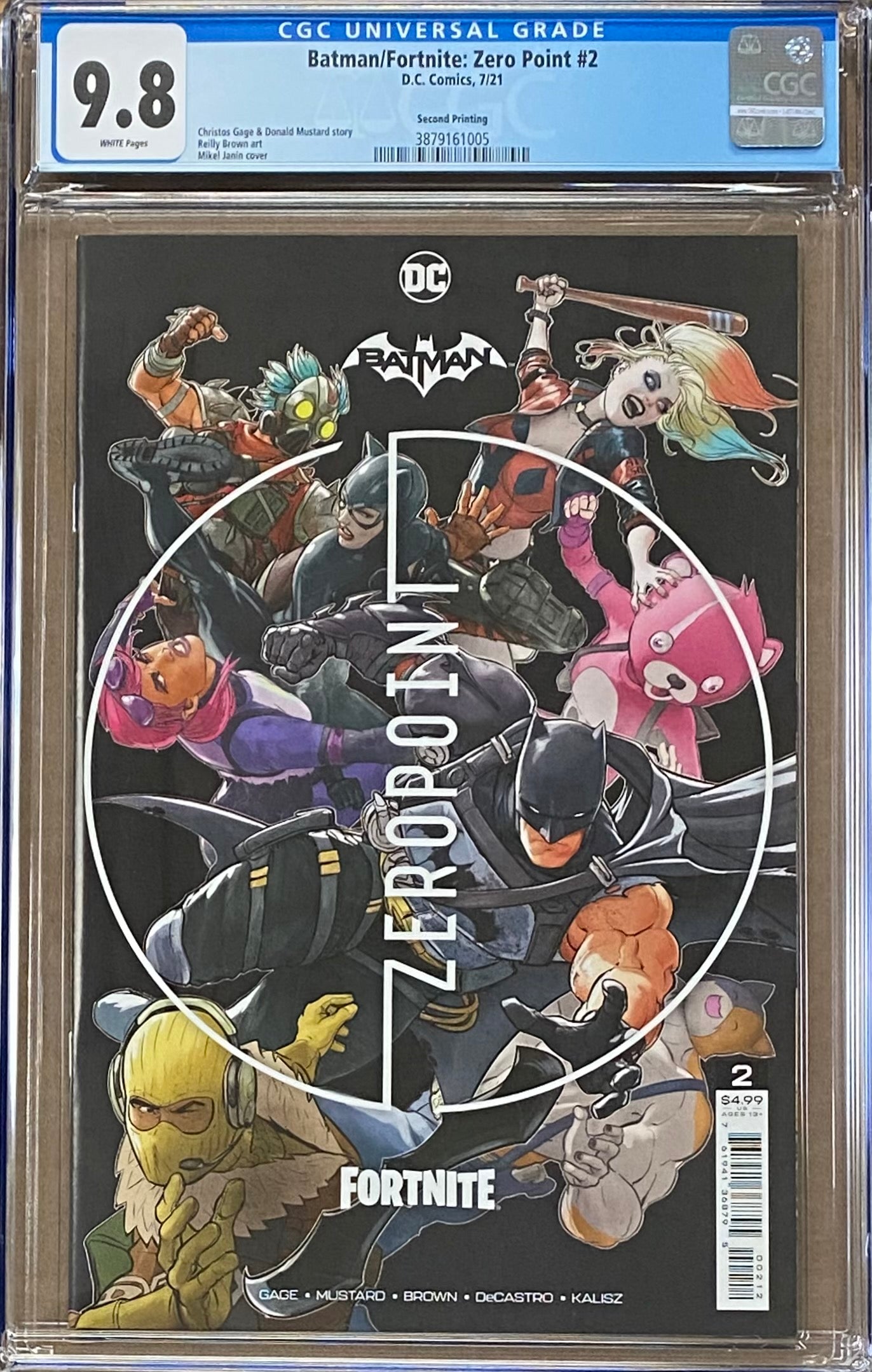 Batman/Fortnite: Zero Point #2 Second Printing CGC 9.8