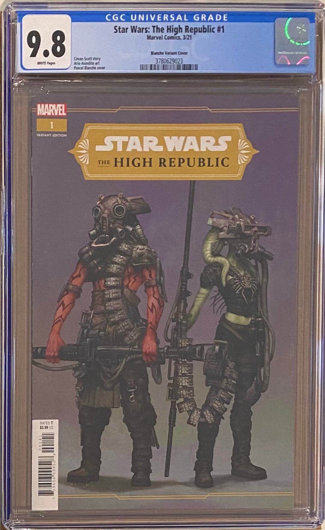 Star Wars: The High Republic #1 Blanche Retailer Incentive Variant CGC 9.8