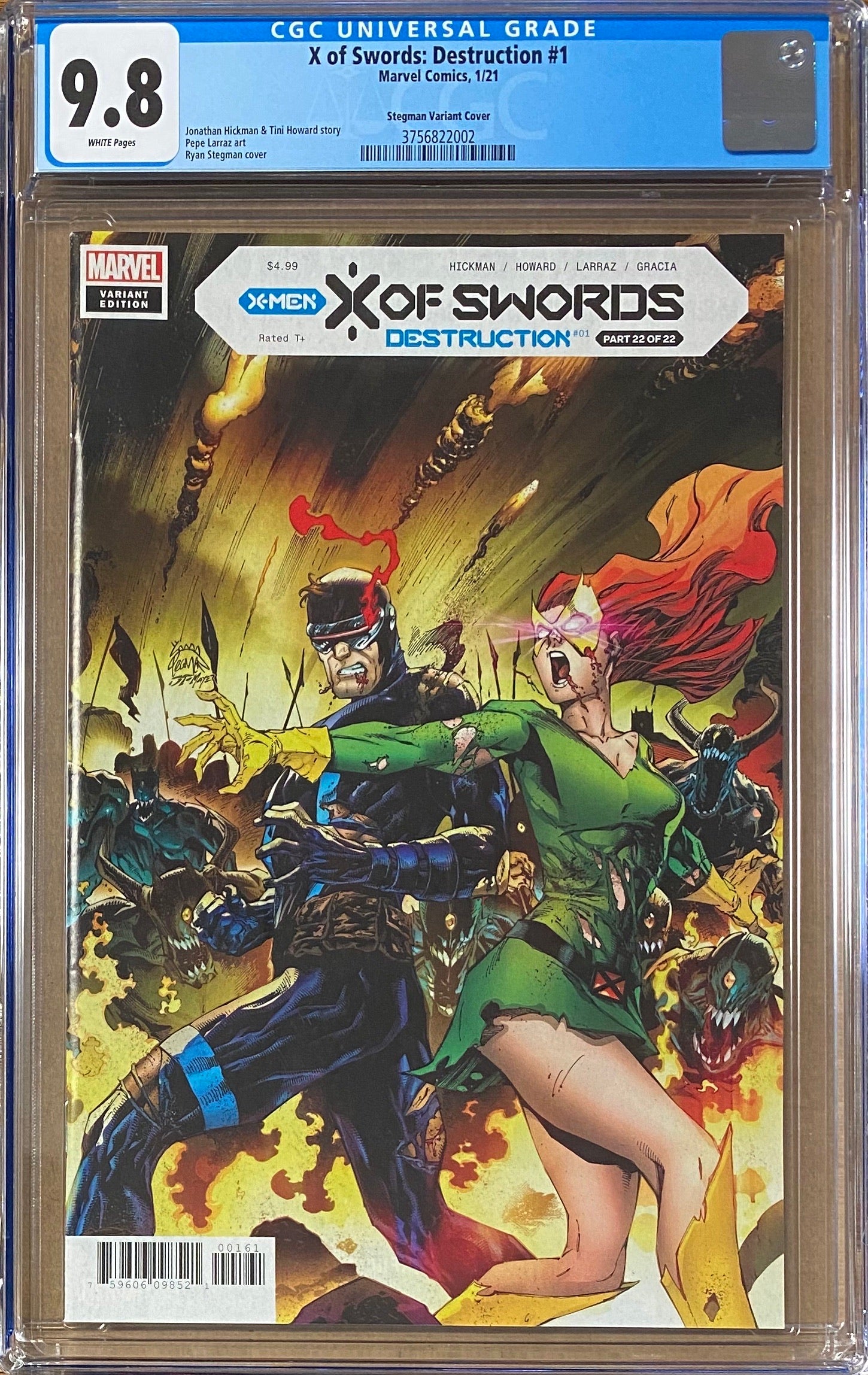 X of Swords: Destruction #1 Stegman Retailer Incentive Variant CGC 9.8