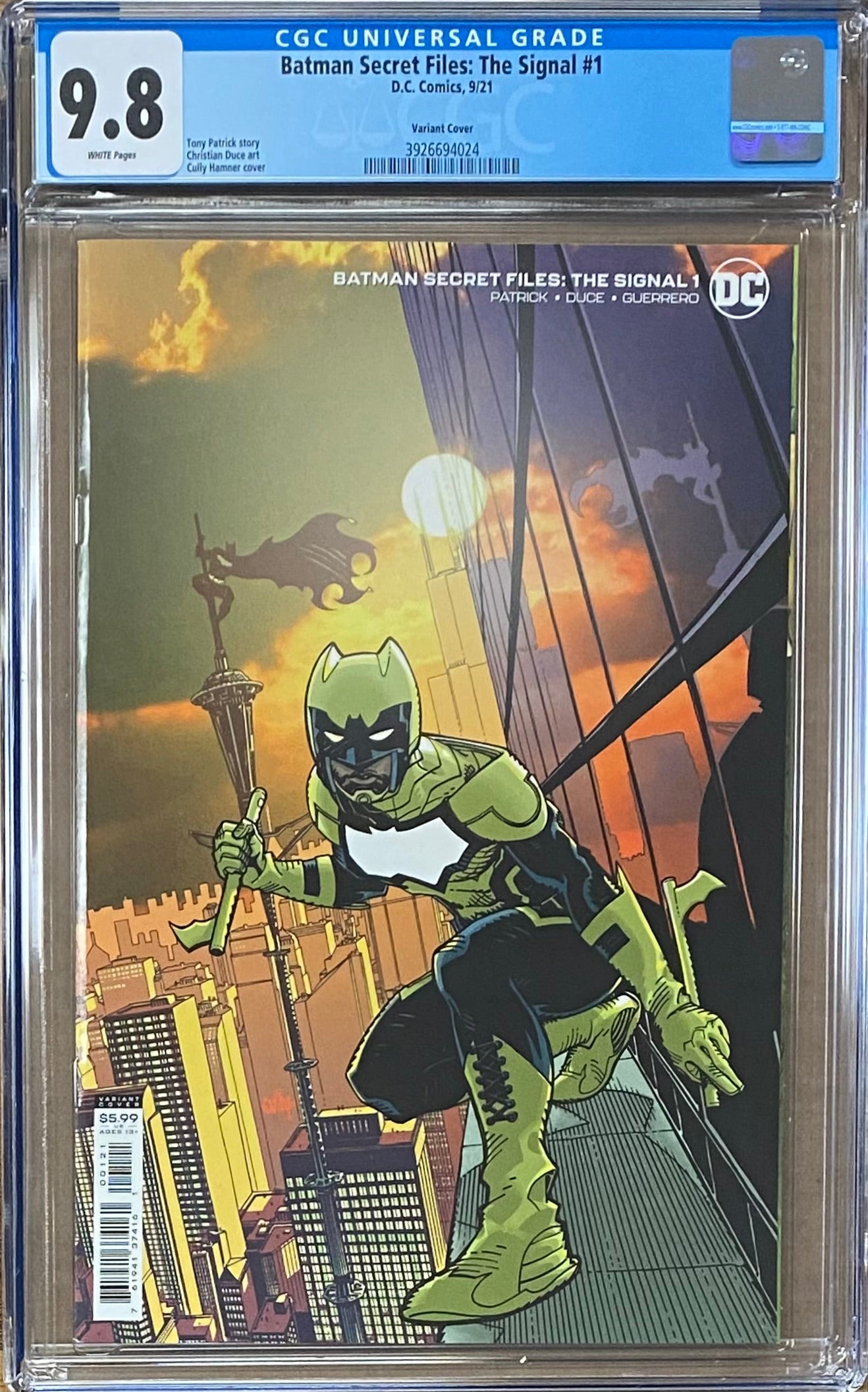 Batman Secret Files: The Signal #1 Variant CGC 9.8