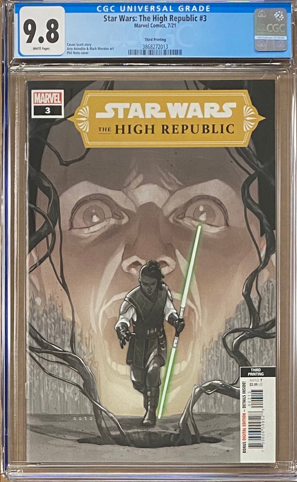Star Wars: The High Republic #3 Third Printing CGC 9.8