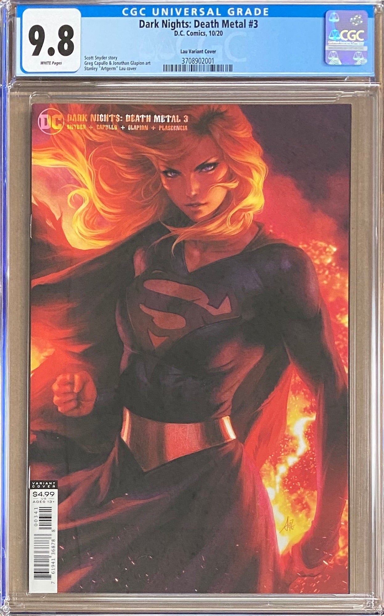 Dark Nights Death Metal #3 Artgerm Variant CGC 9.8