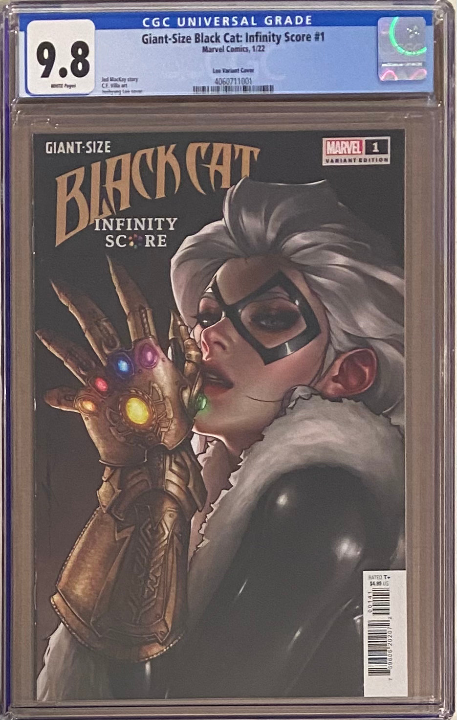 Giant Size Black Cat: Infinity Score #1 Jeehyung Lee Variant CGC 9.8
