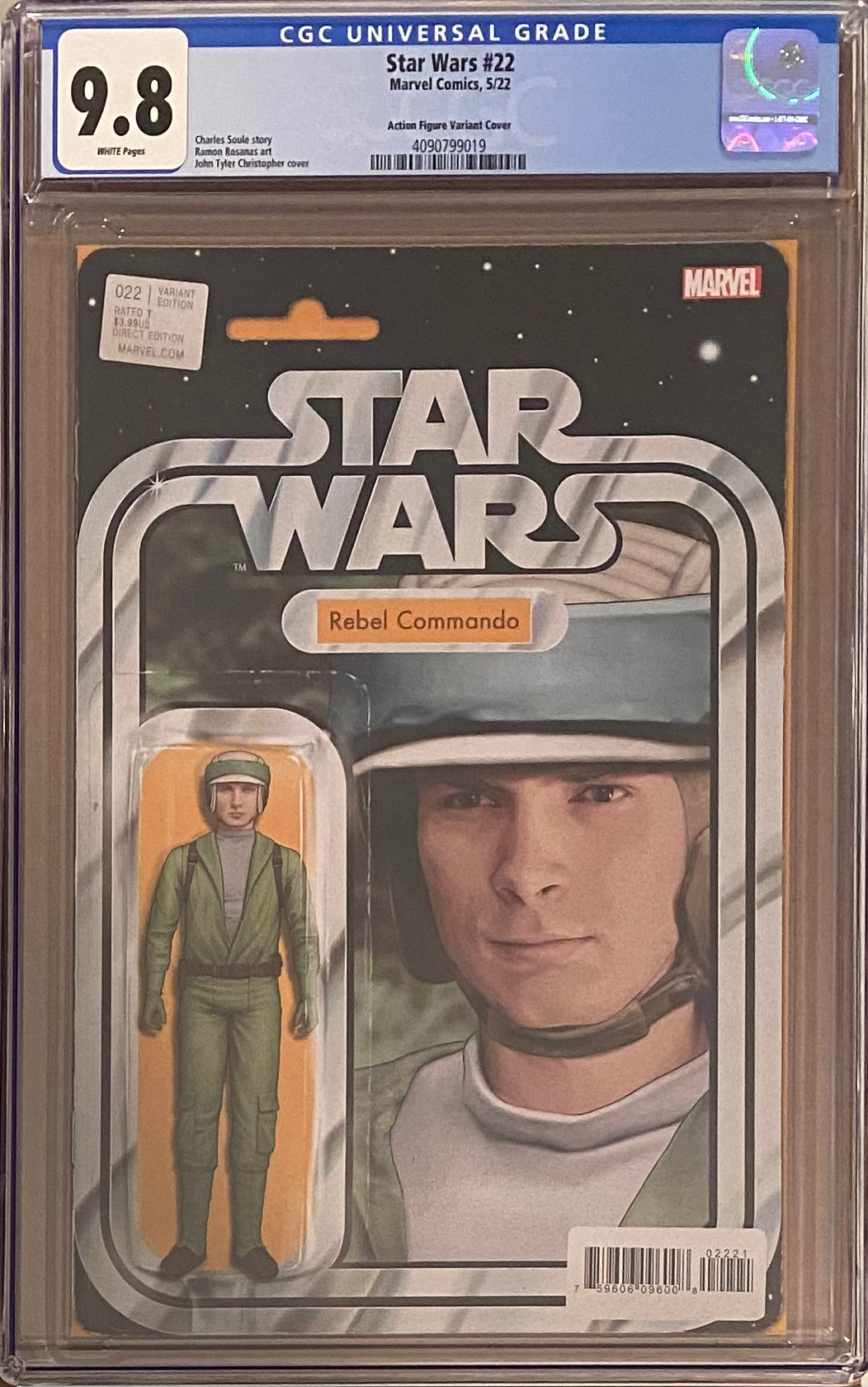 Star Wars #22 Action Figure Variant CGC 9.8