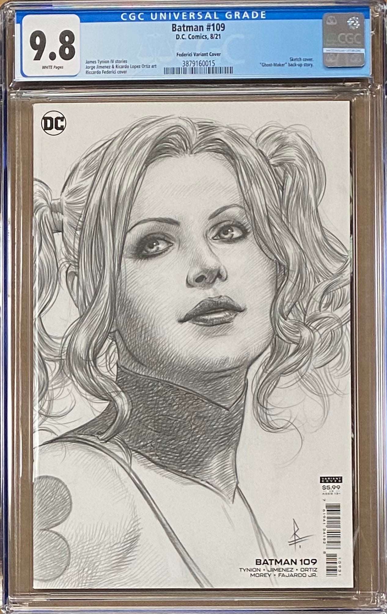 Batman #109 Federici 1:25 Retailer Incentive Variant CGC 9.8