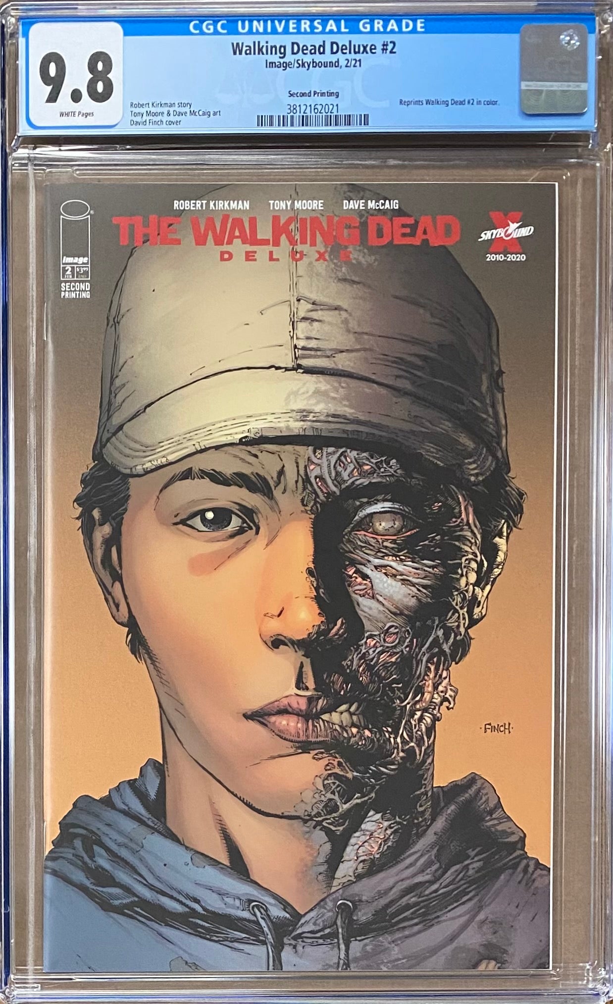 Walking Dead Deluxe #2 Second Printing CGC 9.8