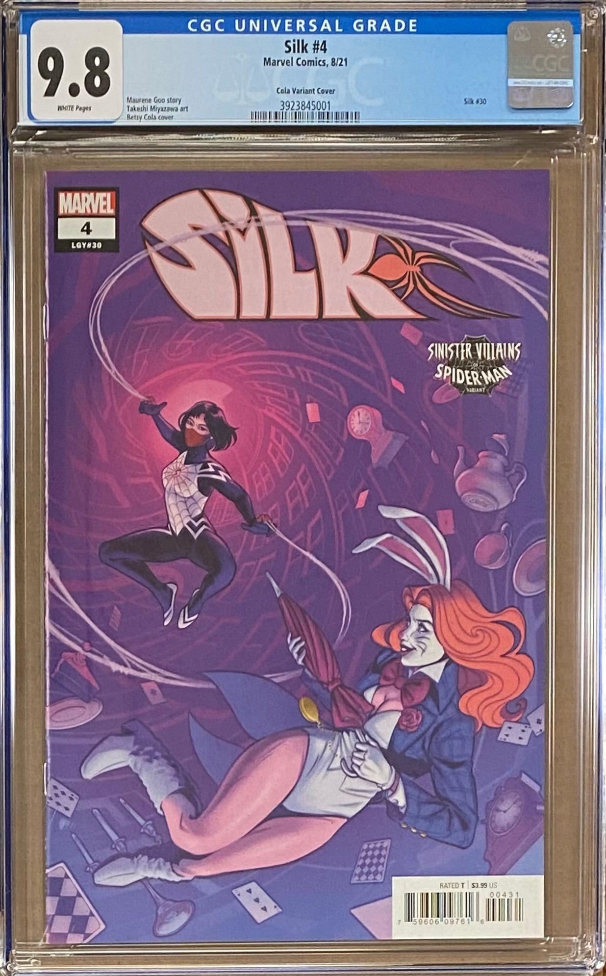Silk #4 Variant CGC 9.8