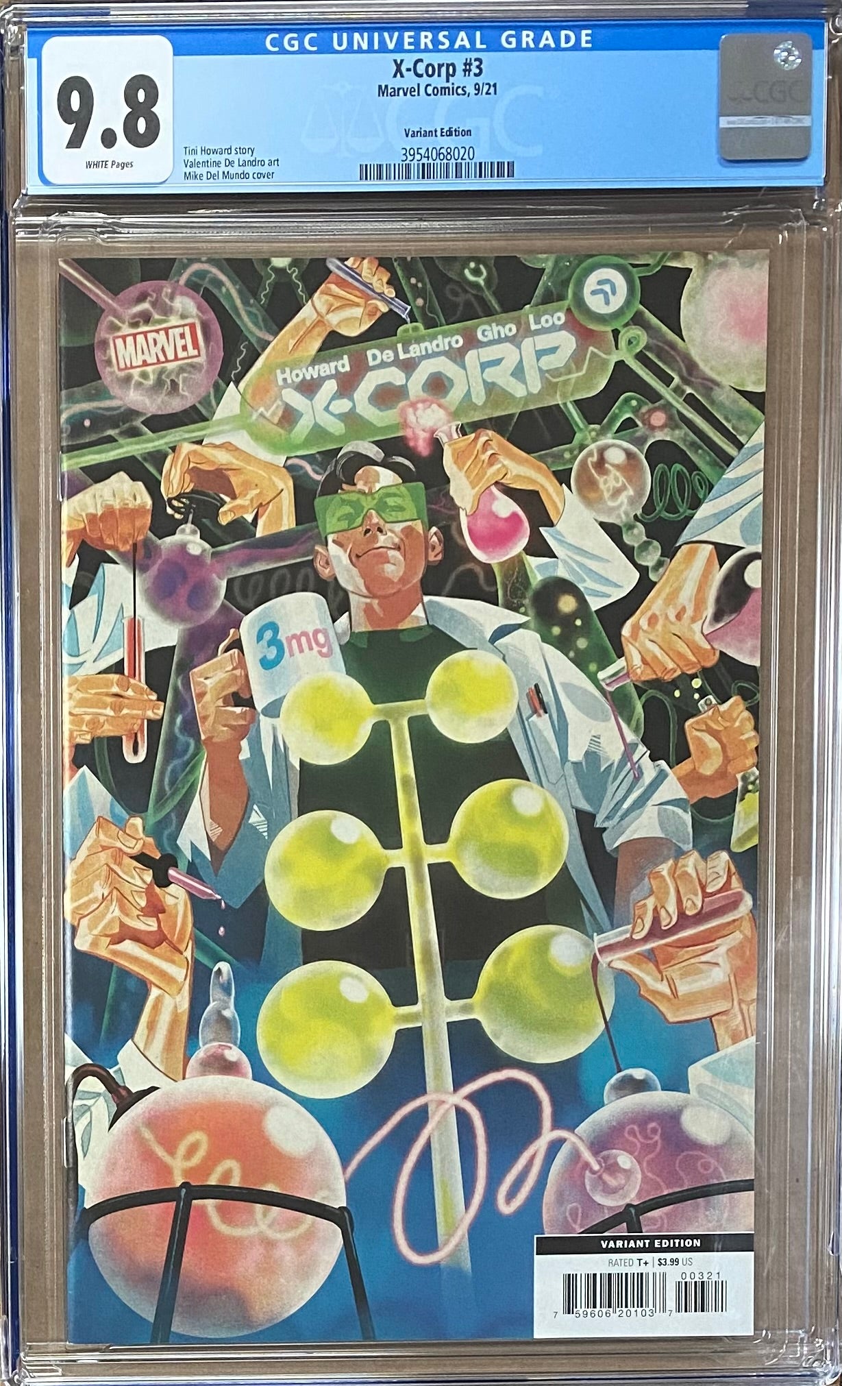 X-Corp #3 Variant CGC 9.8
