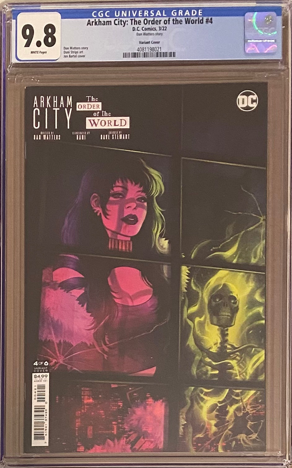 Arkham City: The Order of the World #4 Bartel Variant CGC 9.8