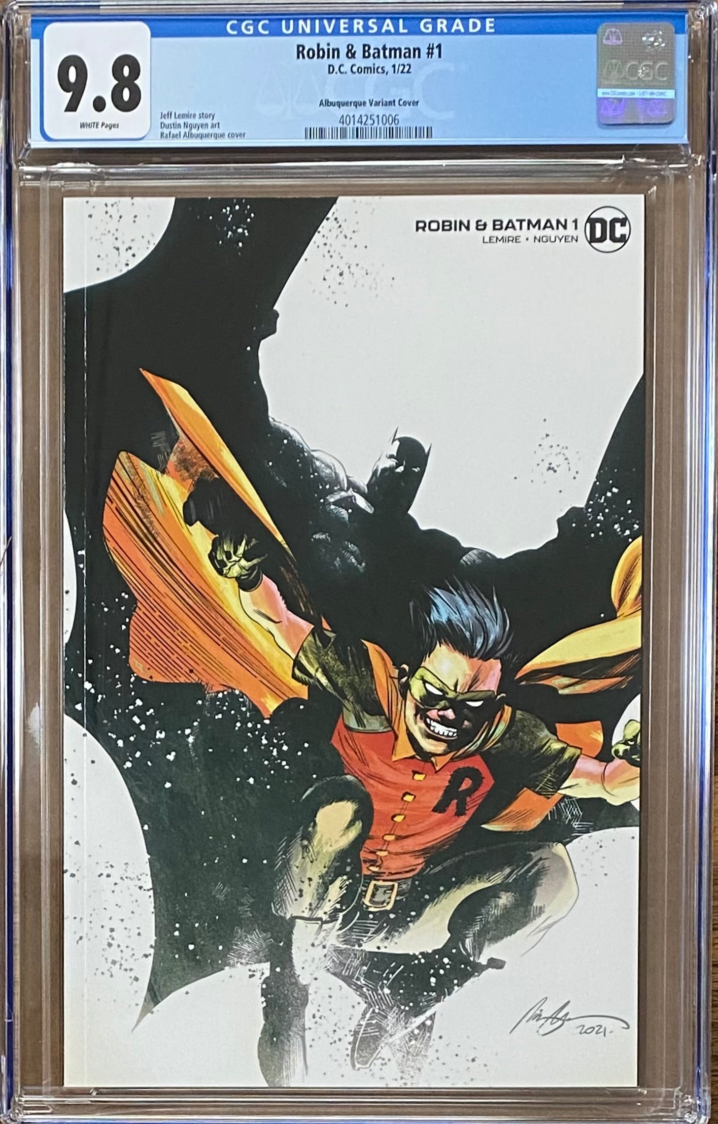 Robin & Batman #1 Albuquerque 1:25 Retailer Incentive Variant CGC 9.8