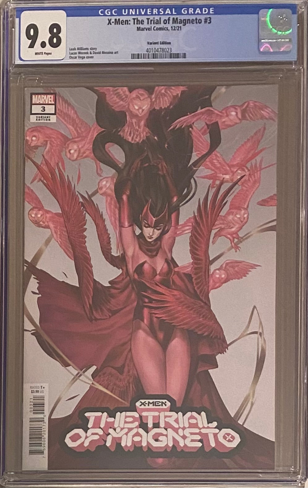 X-Men: Trial of Magneto #3 Vega Variant CGC 9.8