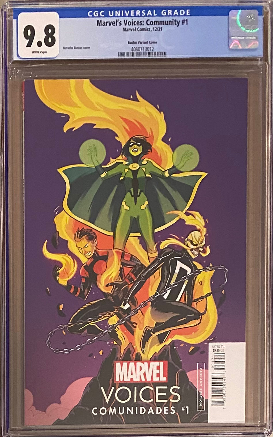 Marvel Voices: Community #1 Bustos Variant CGC 9.8
