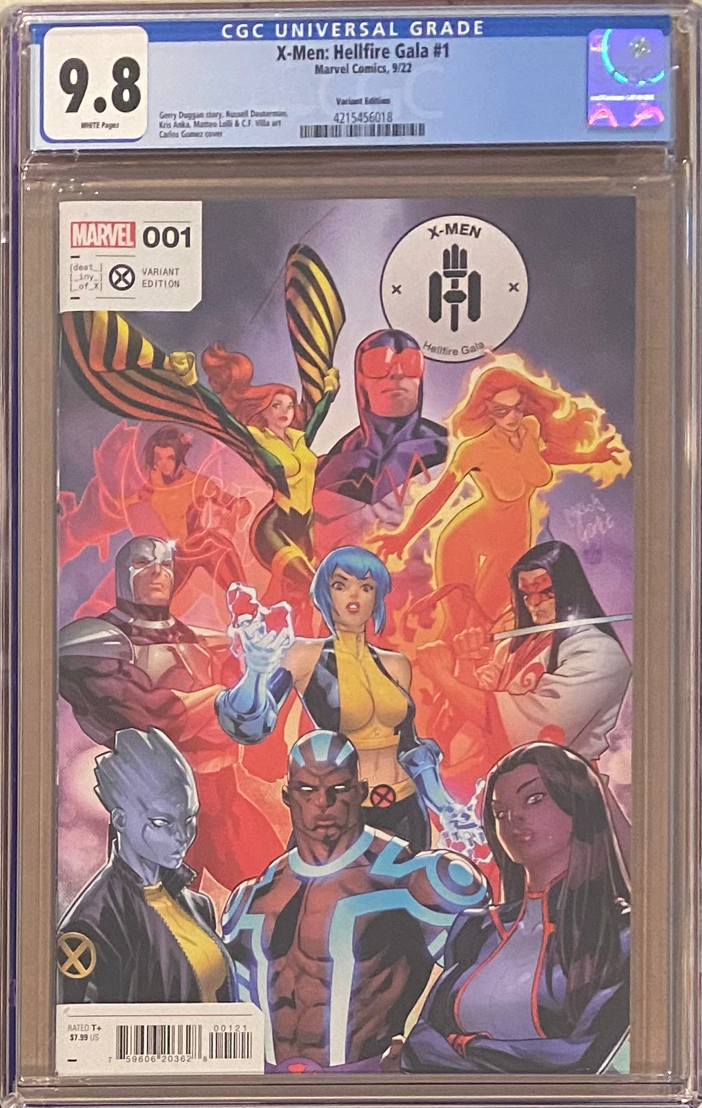 X-Men: Hellfire Gala #1 Gomez Variant CGC 9.8