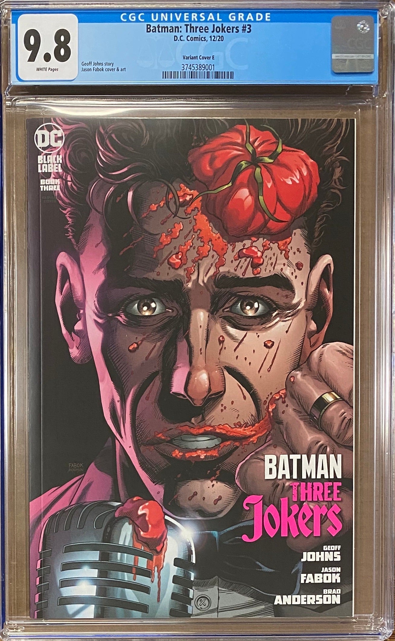 Batman: Three Jokers #3 "Stand-Up Comedian" Premium Variant DC Black Label CGC 9.8