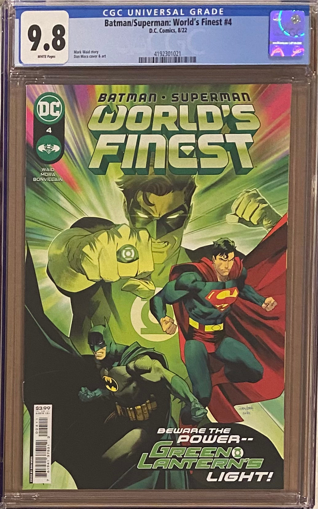 Batman/Superman: World's Finest #4 CGC 9.8