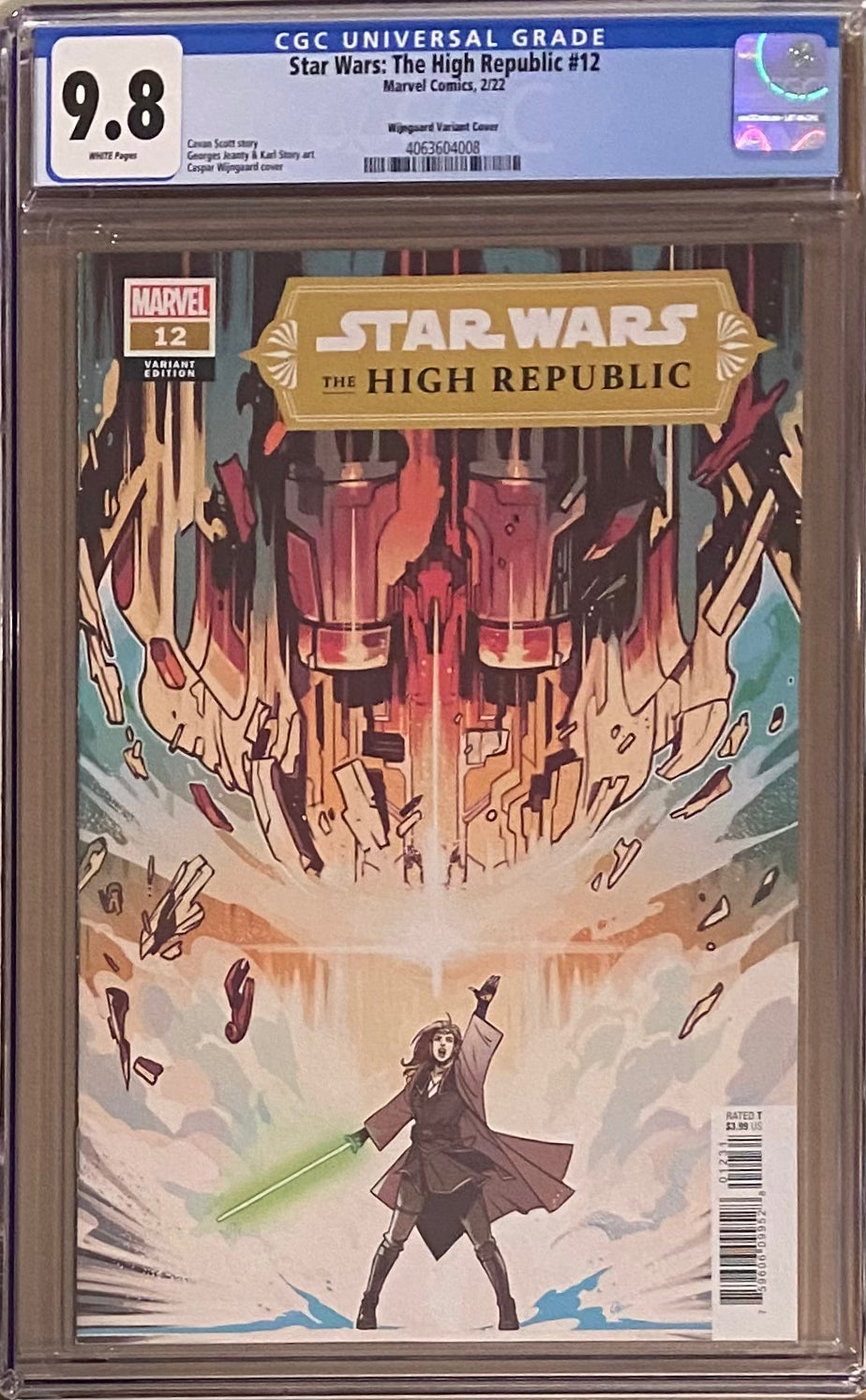 Star Wars: The High Republic #12 Wijngaard 1:25 Retailer Incentive Variant CGC 9.8