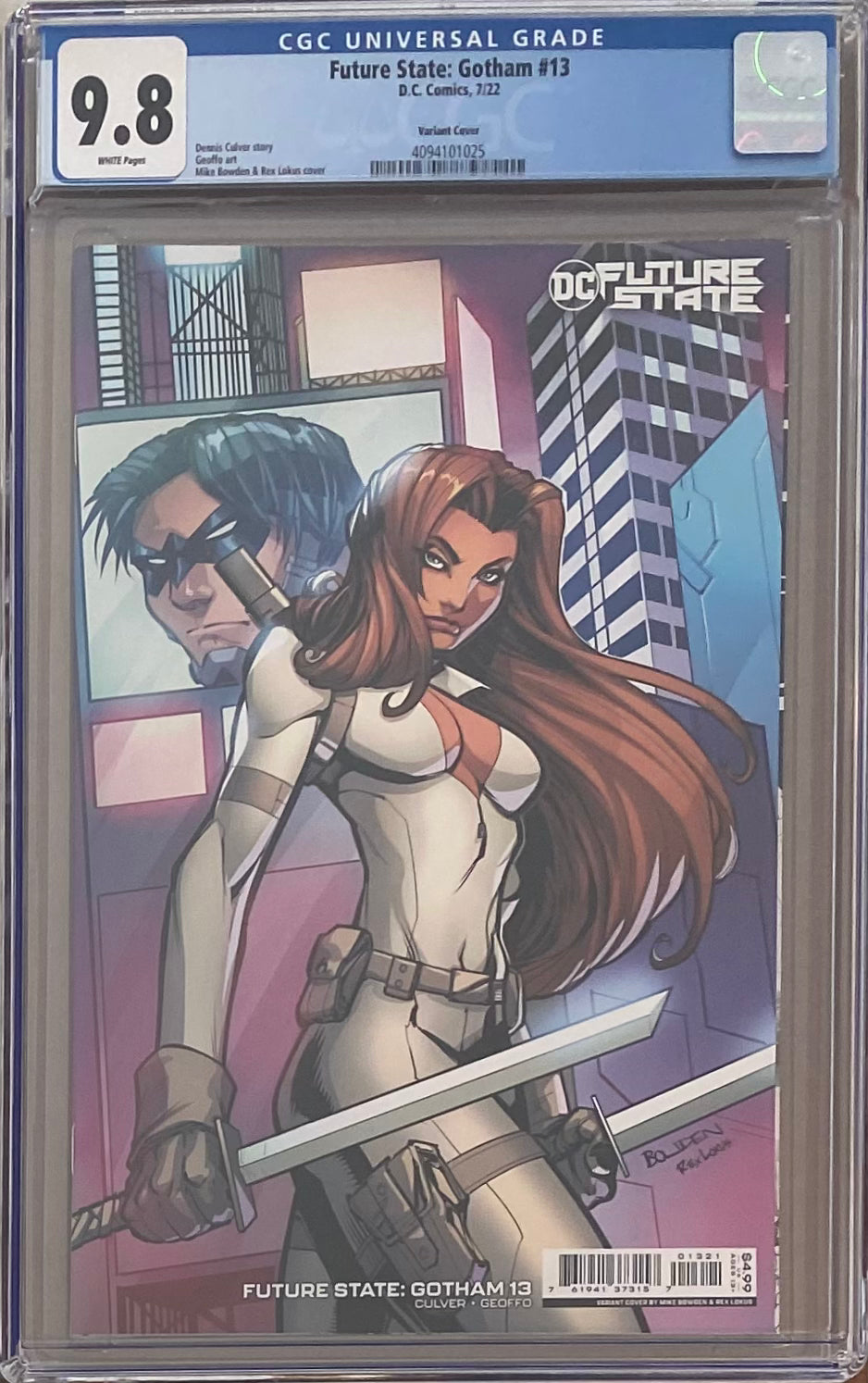 Future State: Gotham #13 Variant CGC 9.8