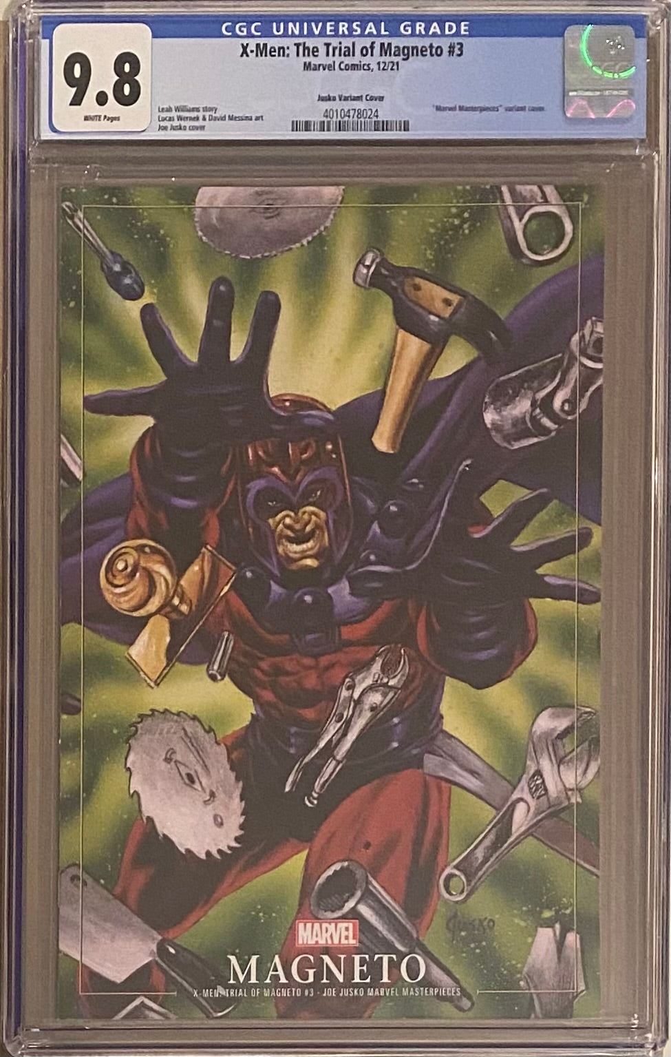 X-Men: Trial of Magneto #3 Jusko Variant CGC 9.8