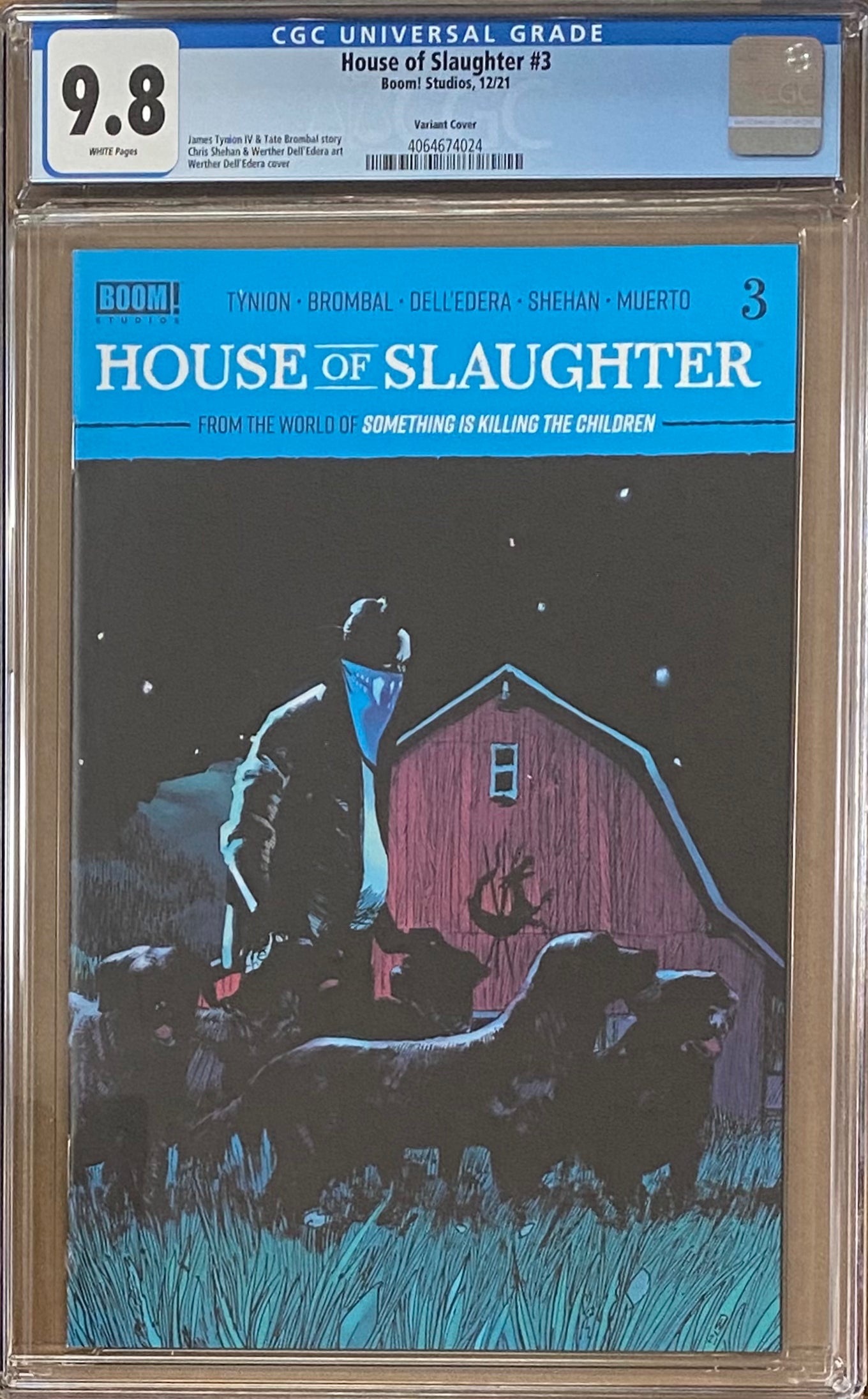 House of Slaughter #3 Dell'Edera Variant CGC 9.8