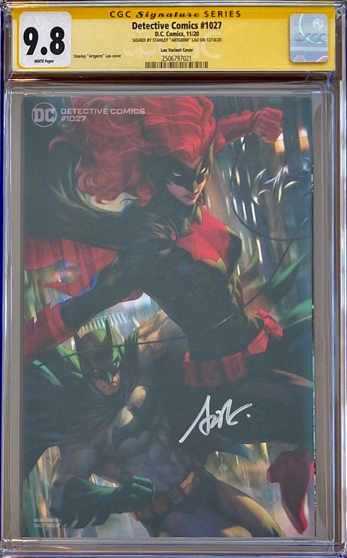 Detective Comics #1027 Artgerm Variant CGC 9.8 SS