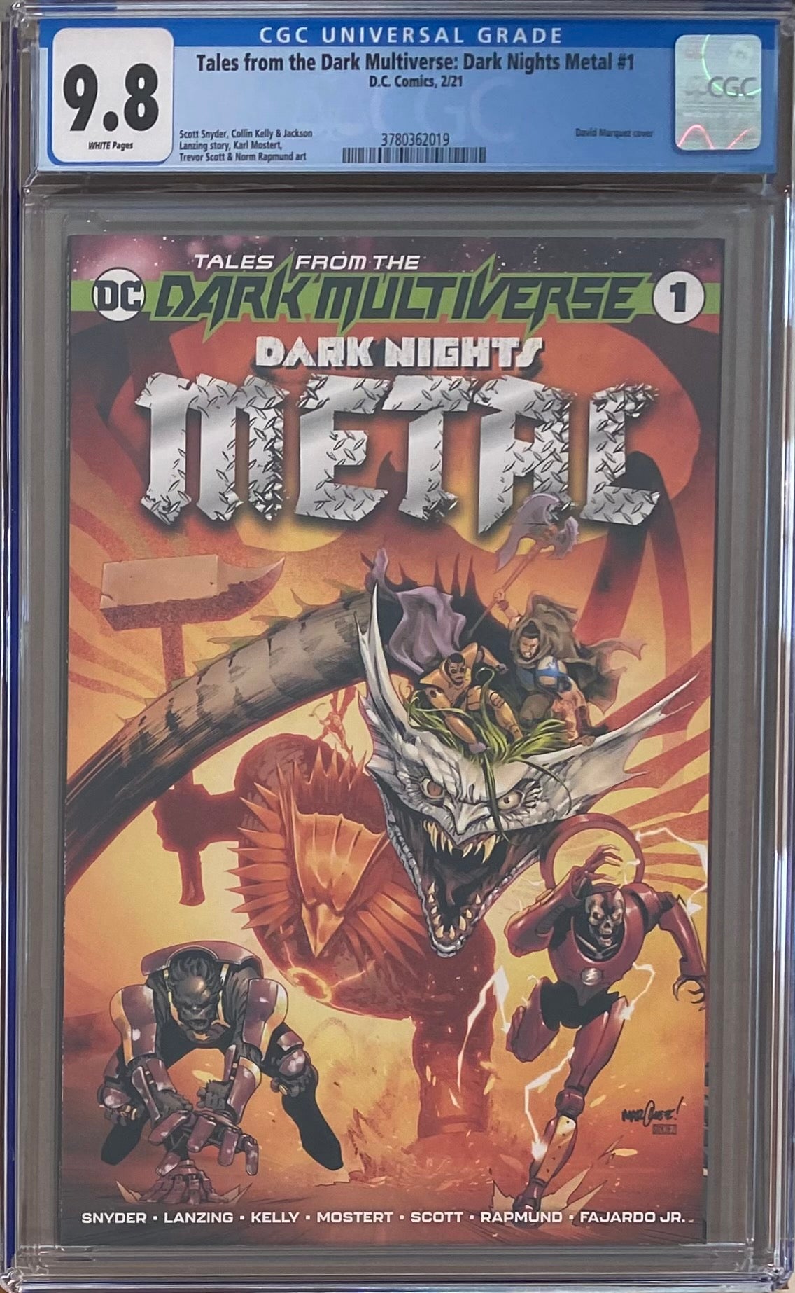 Tales From the Dark Multiverse: Dark Nights Metal #1 CGC 9.8