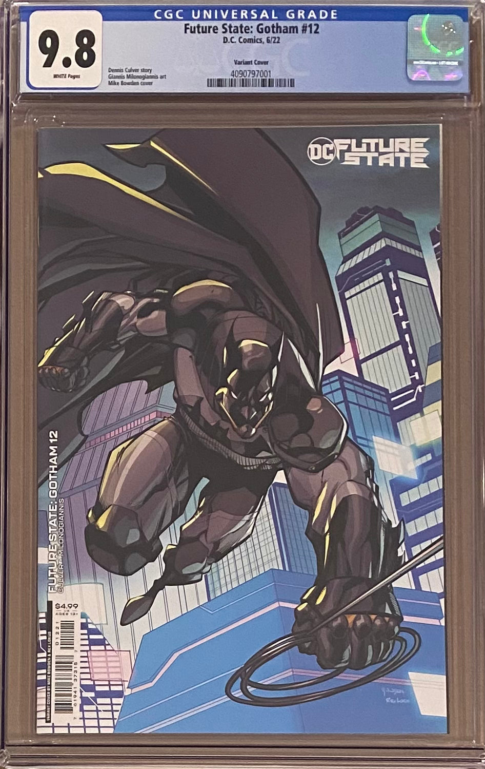 Future State: Gotham #12 Variant CGC 9.8