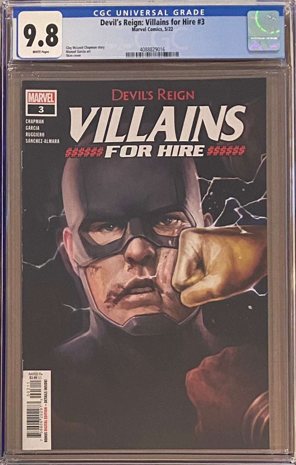 Devil's Reign: Villains for Hire #3 CGC 9.8