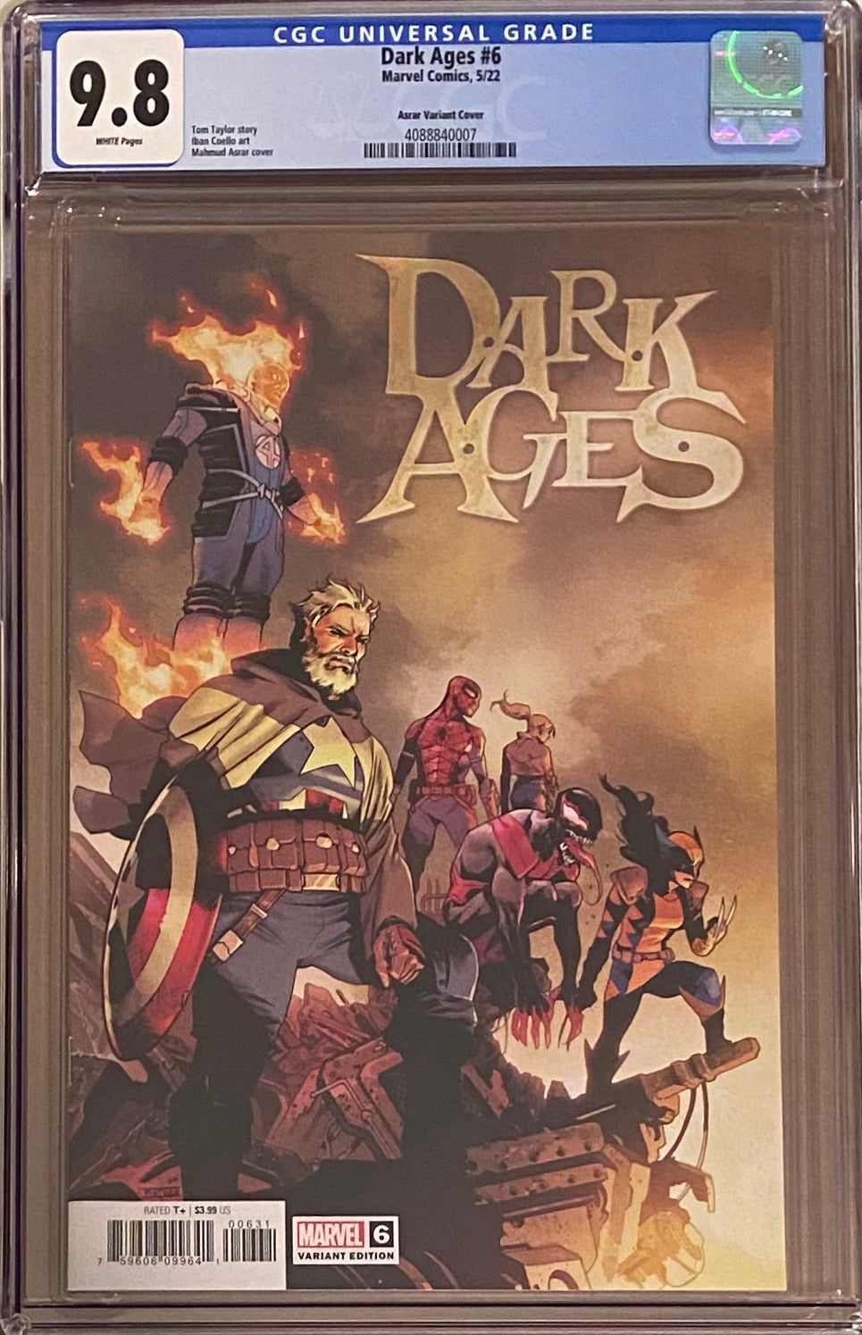 Dark Ages #6 Variant CGC 9.8