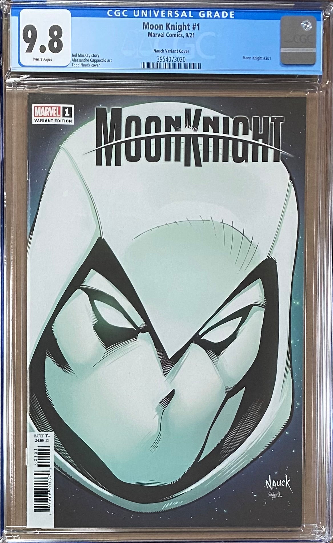 Moon Knight #1 Nauck Variant CGC 9.8
