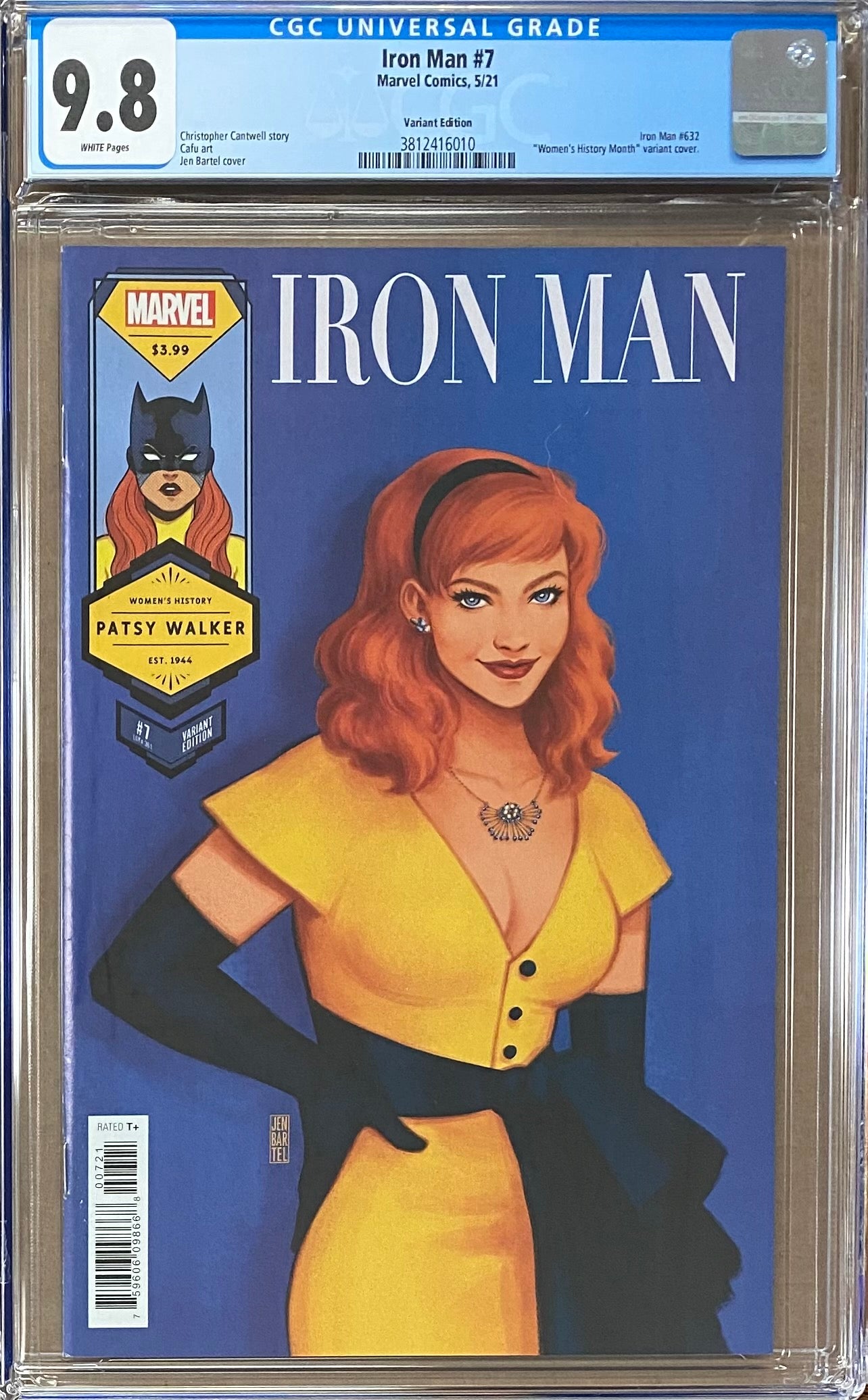 Iron Man #7 Hellcat "Women's History Month" Variant CGC 9.8