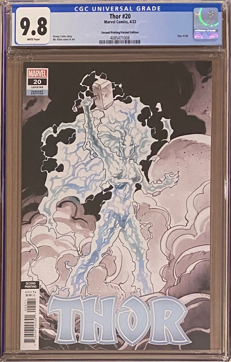 Thor #20 Second Printing 1:25 Retailer Incentive Variant CGC 9.8