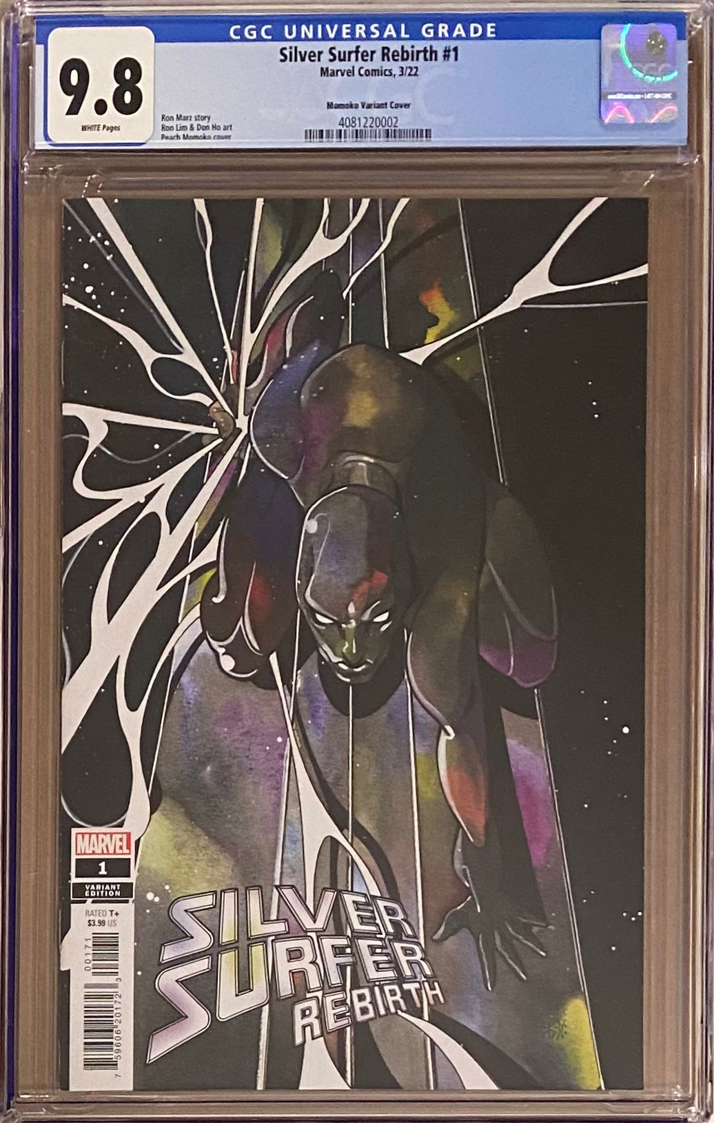 Silver Surfer: Rebirth #1 Momoko Variant CGC 9.8