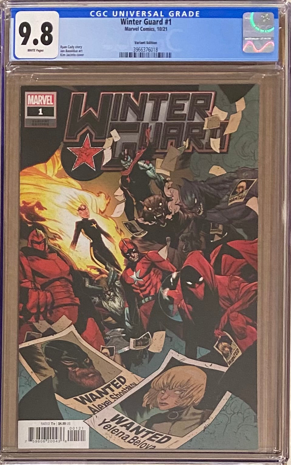Winter Guard #1 Jacinto 1:25 Retailer Incentive Variant CGC 9.8