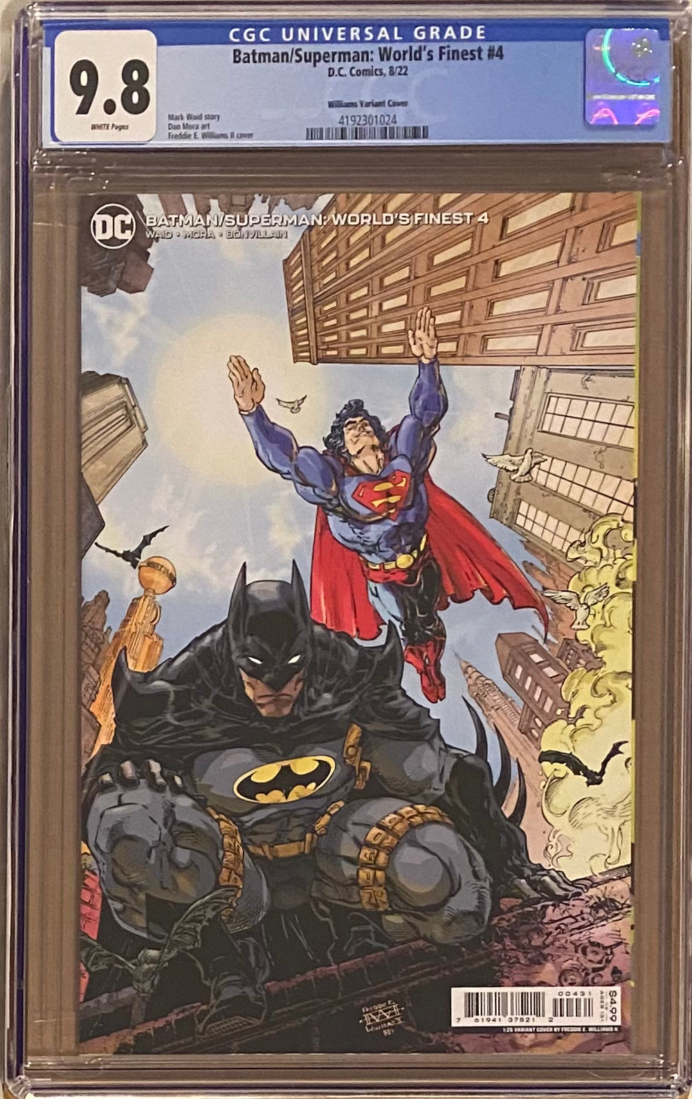 Batman/Superman: World's Finest #4 Williams 1:25 Retailer Incentive Variant CGC 9.8