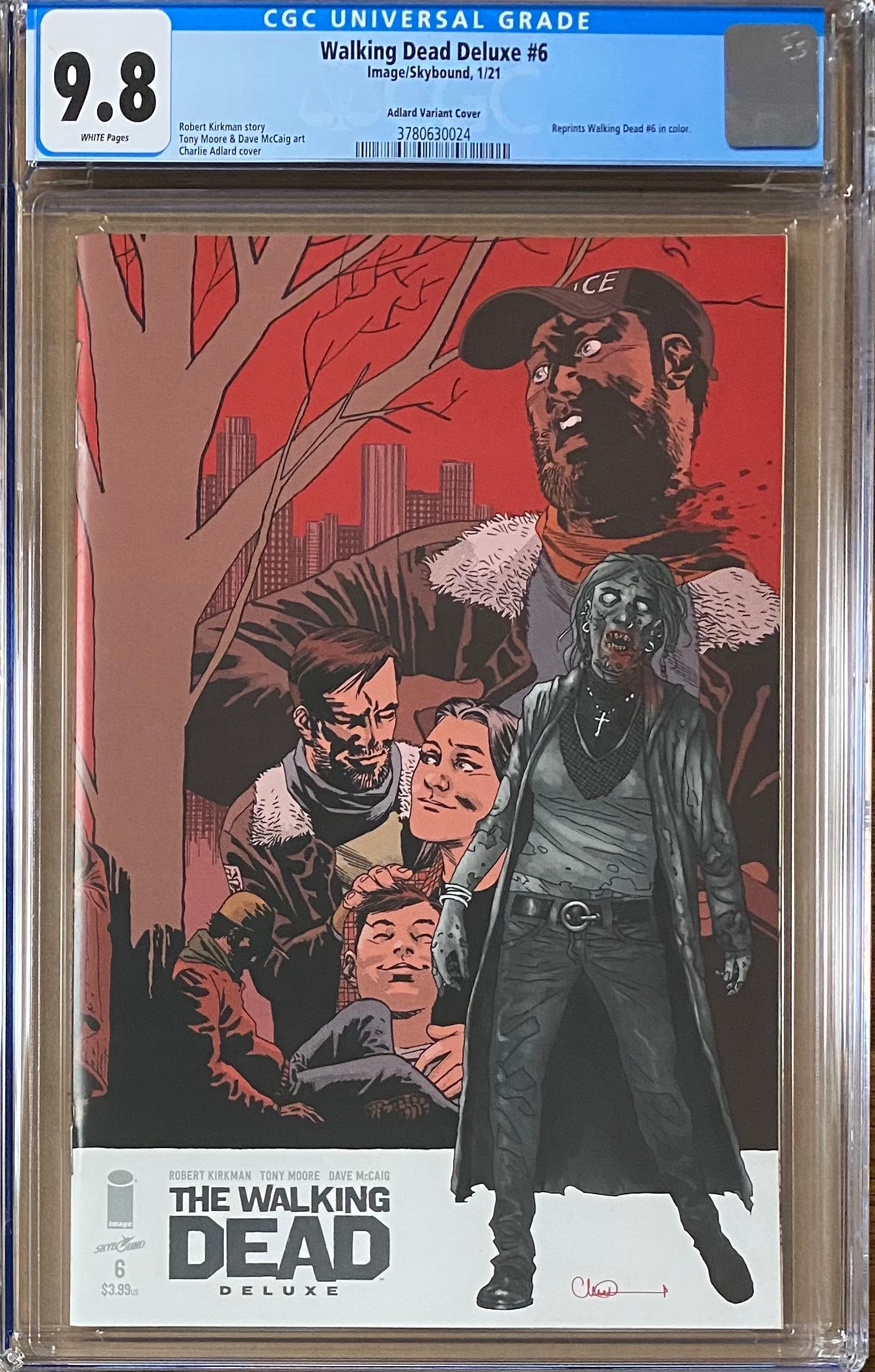 Walking Dead Deluxe #6 Adlard Variant CGC 9.8