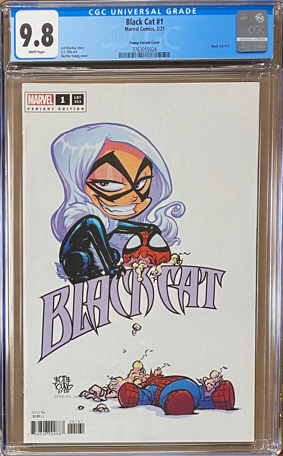 Black Cat #1 Skottie Young Variant CGC 9.8