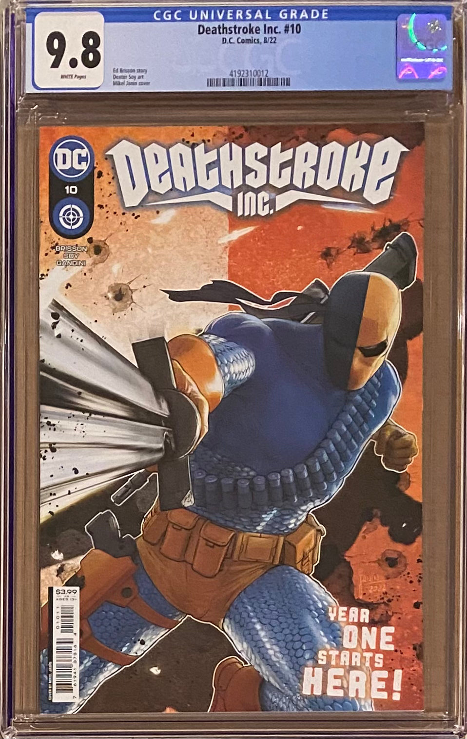 Deathstroke Inc. #10 CGC 9.8