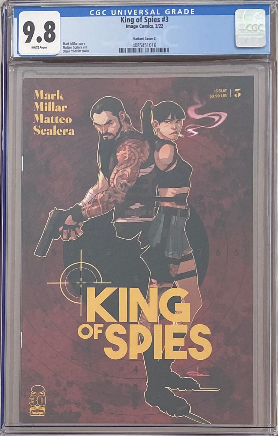 King of Spies #3 Ylidirim Variant CGC 9.8
