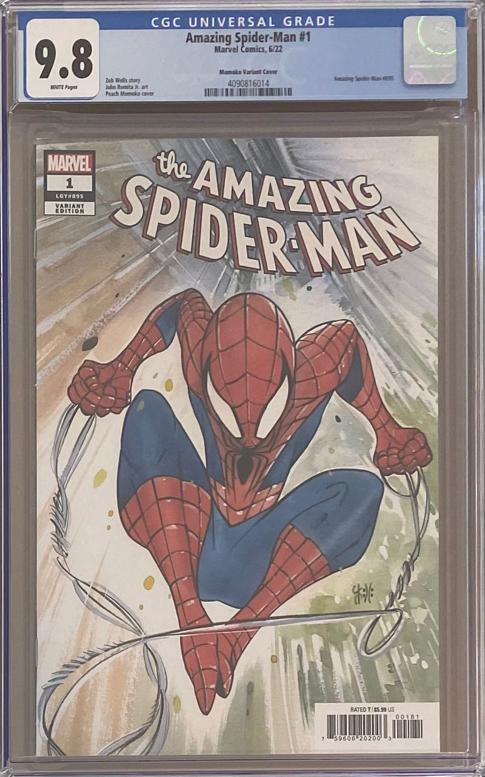 Amazing Spider-Man #1 Momoko Variant CGC 9.8