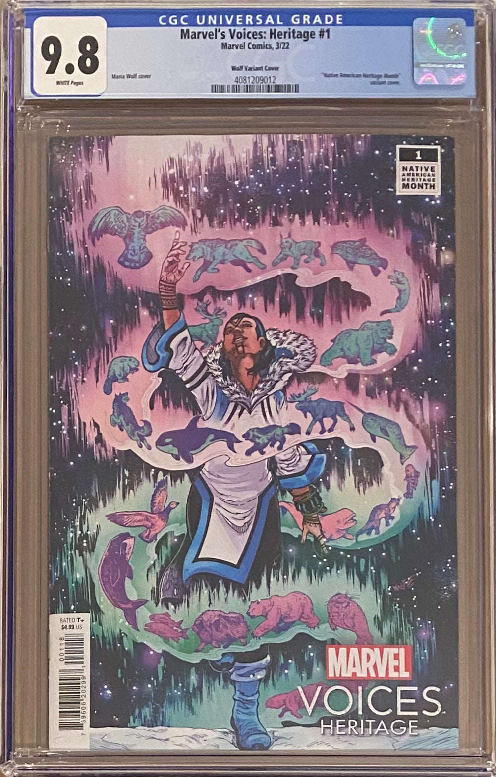 Marvel Voices: Heritage #1 Wolf Variant CGC 9.8