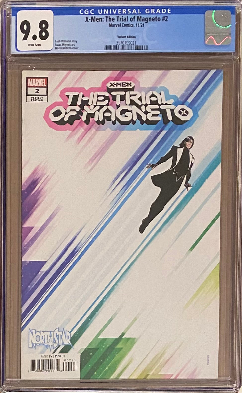 X-Men: Trial of Magneto #2 Baldeon Variant CGC 9.8