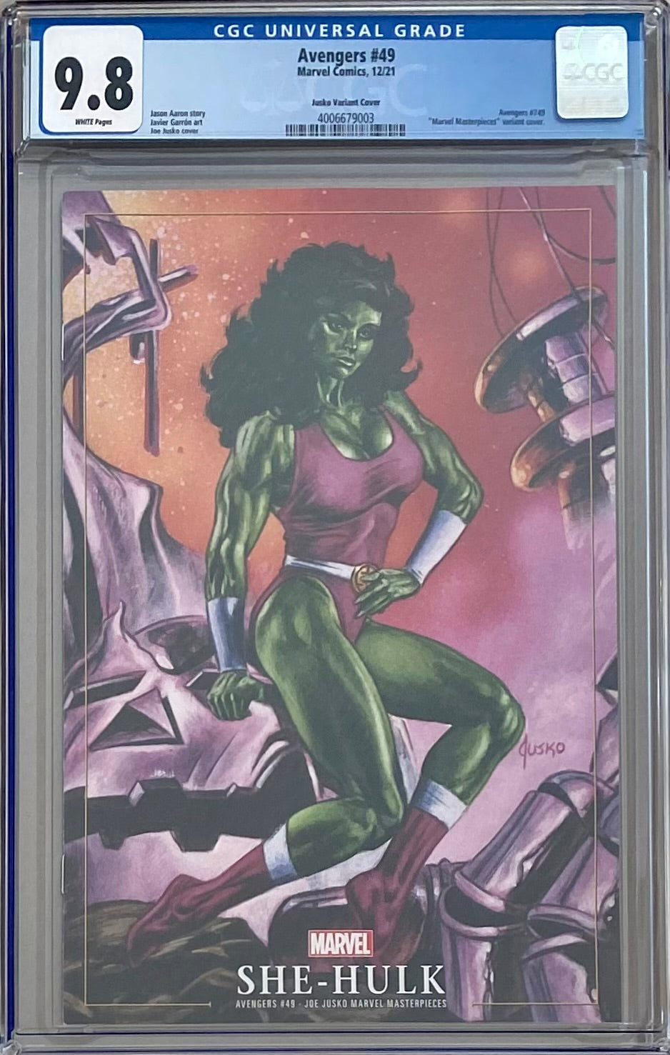 Avengers #49 Jusko Variant CGC 9.8