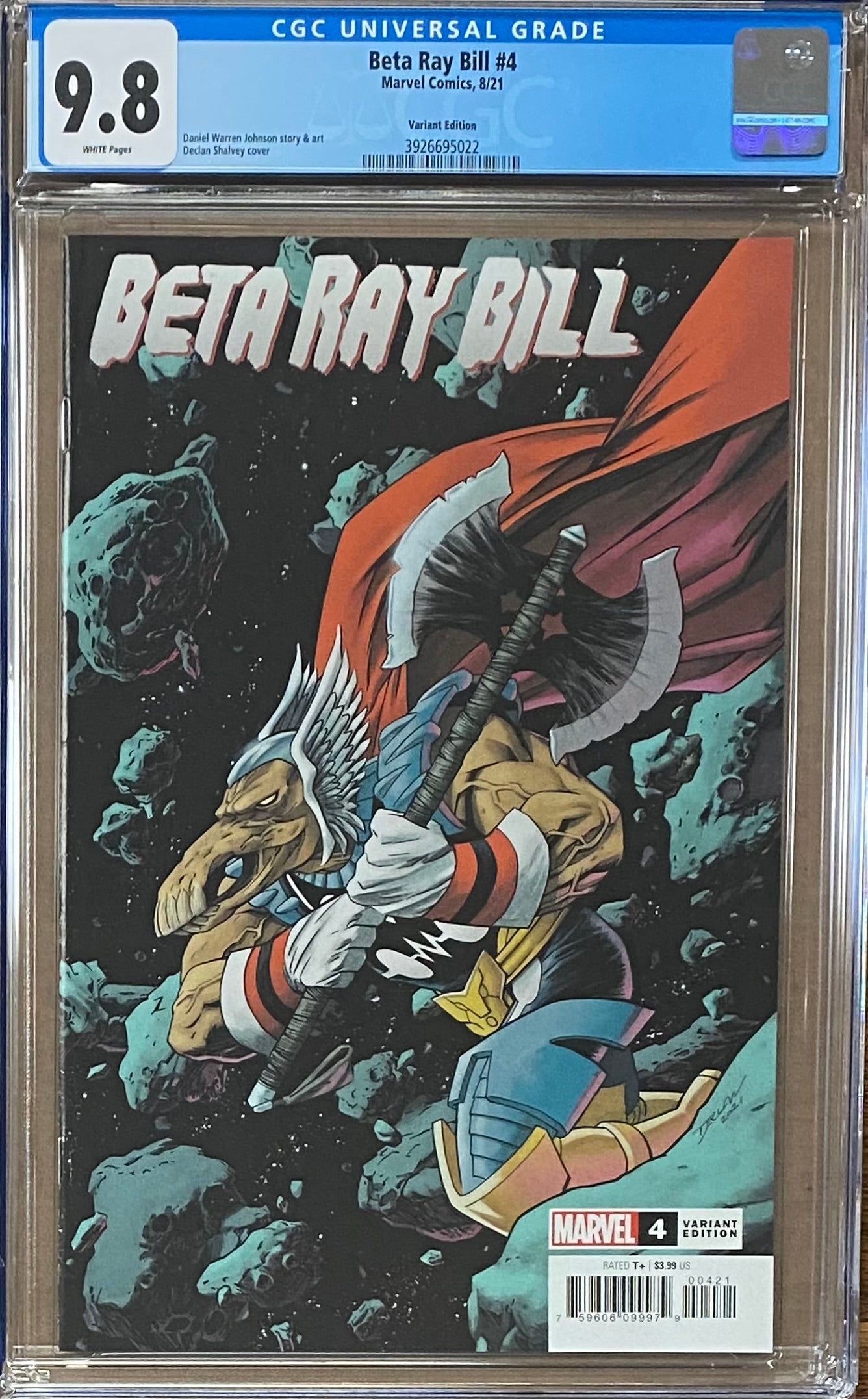 Beta Ray Bill #4 1:25 Retailer Incentive Variant CGC 9.8