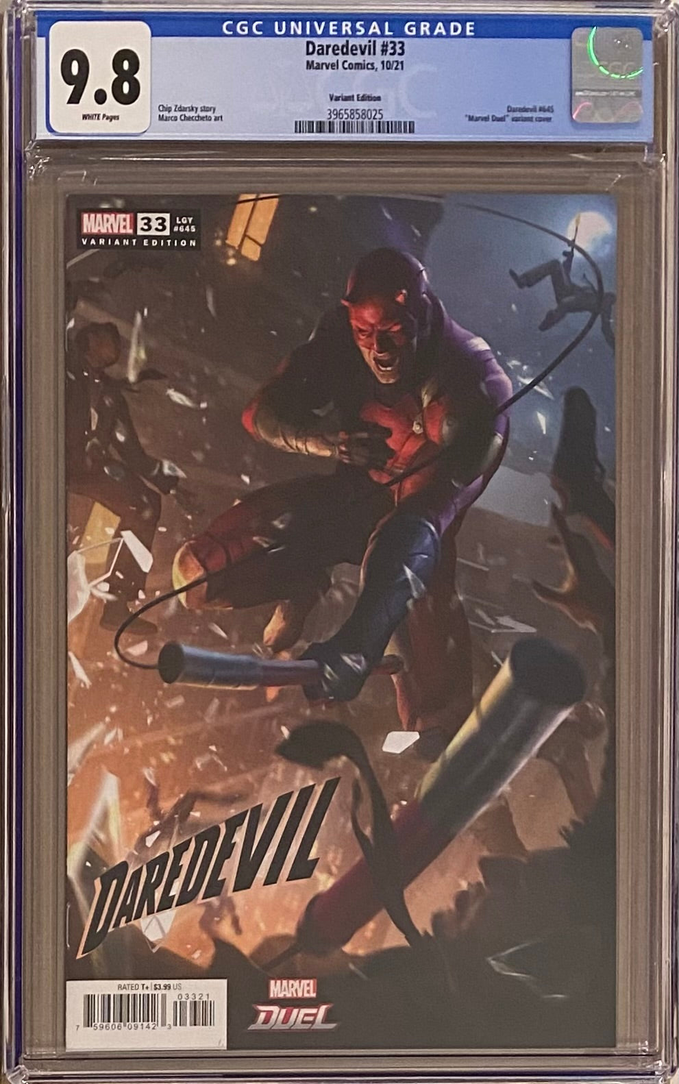 Daredevil #33 Variant CGC 9.8
