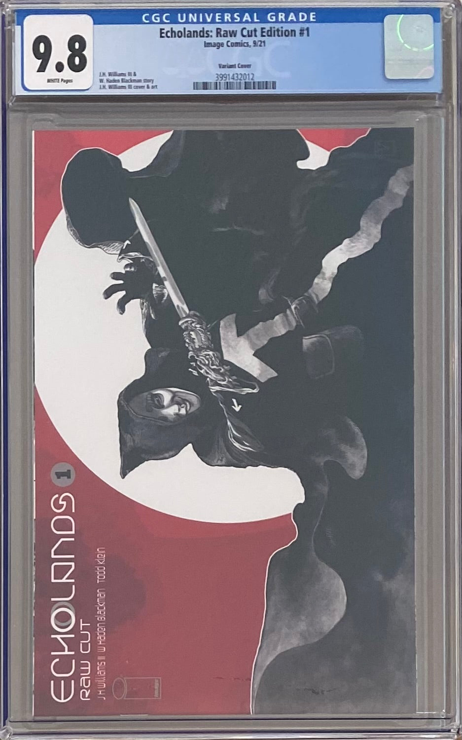 Echolands #1 Raw Cut Edition Variant CGC 9.8