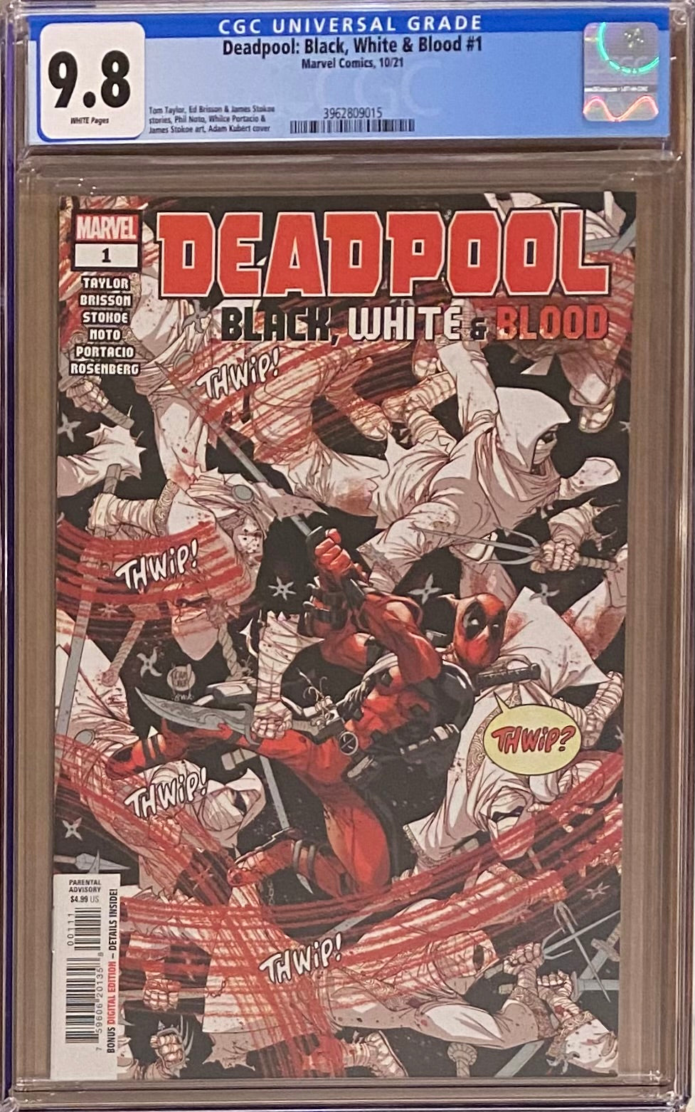 Deadpool: Black, White, and Blood #1 CGC 9.8