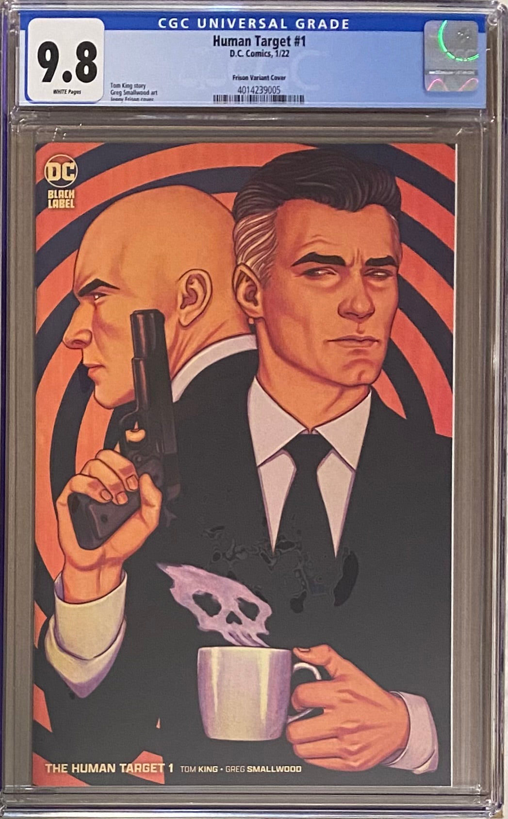 The Human Target #1 Frison 1:25 Retailer Incentive Variant CGC 9.8 - DC Black Label